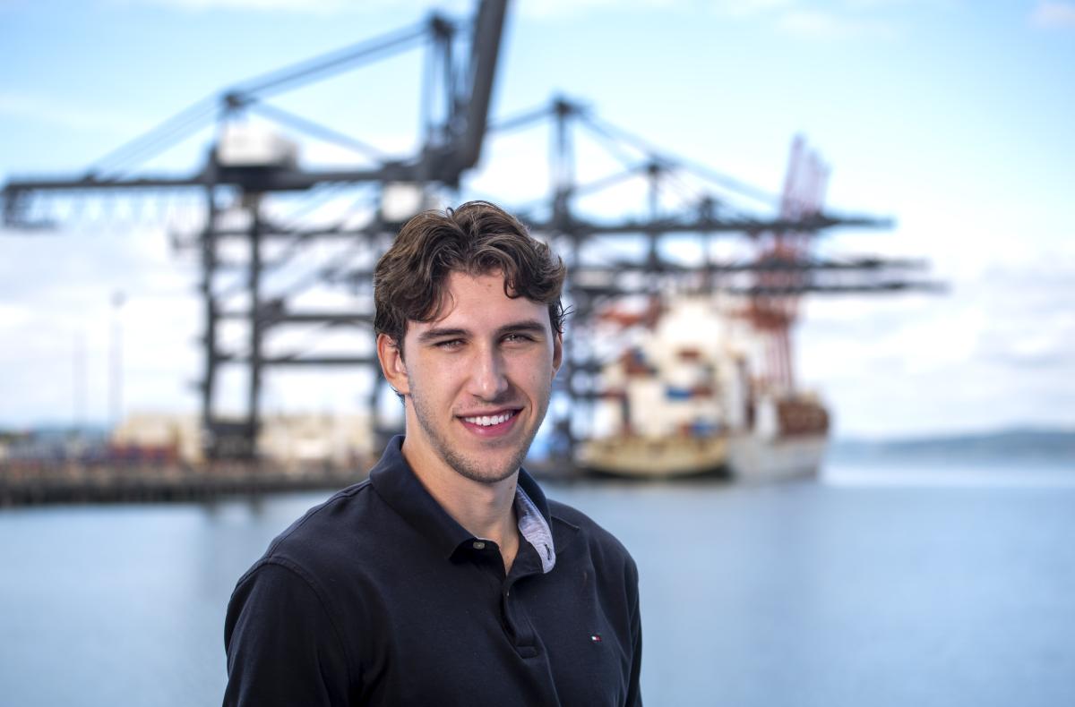 Evan Chard was the Port's Operations intern.