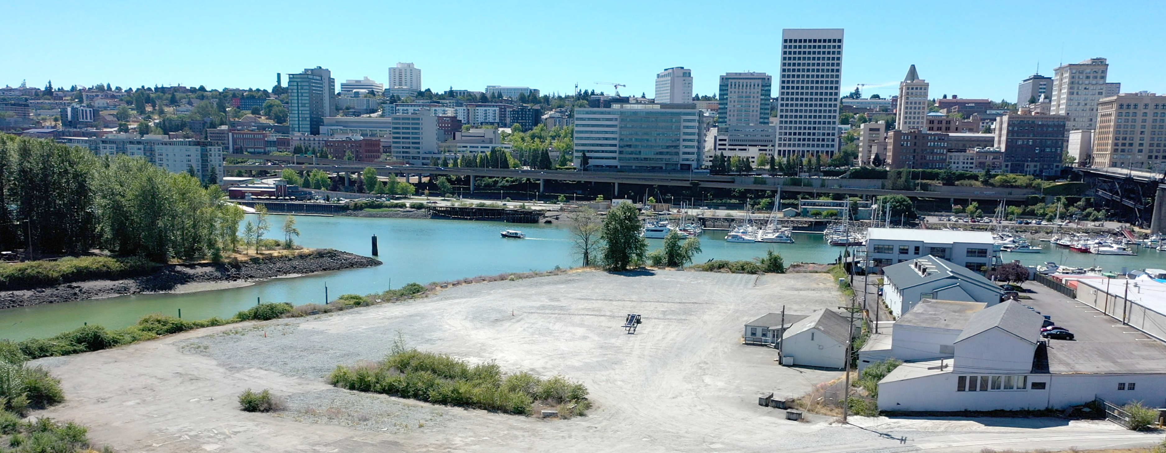 Photo of proposed location of new Port Maritime Center