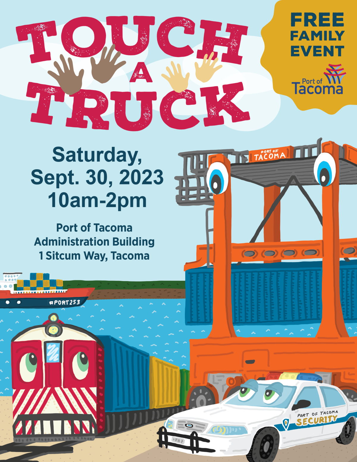 Touch a truck poster